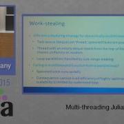 Kiran Pamnany And Ranjan Anantharaman Multi Threading Julia
