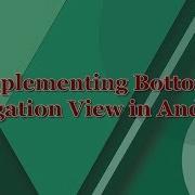 Android Bottom Navigation View Demo AndroidDeft Com
