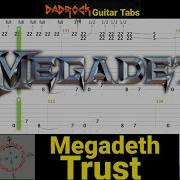 Trust Megadeth Guitar Bass TABS Lesson