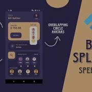 Flutter Ul Design Overlapping Circle Avatar ClipPath Stack Blill Splitter UI Design