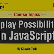 Display Possibilities In JavaScript Document Write Console Log Alert Tutorial In Hindi