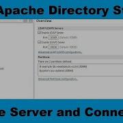 3 LDAP Apache Directory Studio создание сервера и подключения а также добавление пользователя