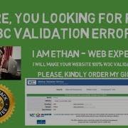 Fix W3C Validation Errors Instant W3C Support