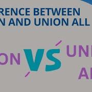 46 What Is The Difference Between Union And Union All In Sql Server