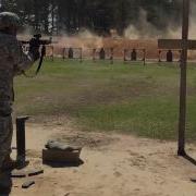 M4 Range Full Auto Slow Motion