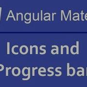 Angular Material Tutorial In Hindi 07 Icons And Progress Bar