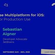 Compose Multiplatform для IOS готов к использованию в продакшене Себастьян Айгнер Droidcon B