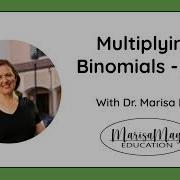Multiplying Binomials Ex 1