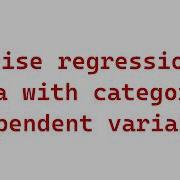 Stepwise Regression With Categorical Independent Variables In Stata