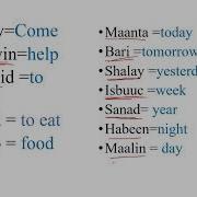 50 Basic Somali Words Somalia Language Learning