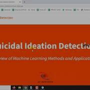 Suicidal Ideation Detection A Review Of Machine Learning Methods And Applications Java Project