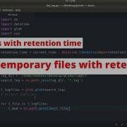 Python Delete Files With Retention Period Delete Specific Files With Time Compare