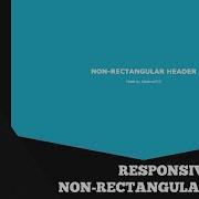 Non Rectangular Header HTML CSS