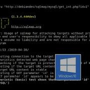 Web Application Penetration Using SQLmap On Windows 7 And 10 2021 SQL Injection No Waf