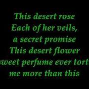 Sting Desert Rose With Lyrics