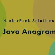 18 Strings Java Anagrams Hindi