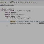 Java Programming Tutorial 23 Compound Interest Program Halil İbrahim CANATAN HD