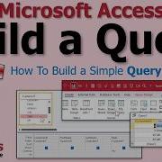 Как создать простой запрос в Microsoft Access