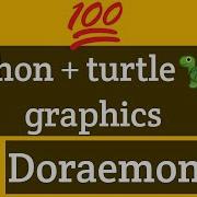 Making Doraemon Using Python Turtle Graphics Python Programming