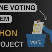 Online Voting System Project In Python With Source Code Python Projects For Beginners
