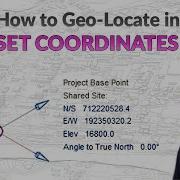 How To Geo Locate Your Project Using The Set Coordinate Tool