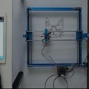 XY Plotter Drawing Via Web Using PHPoC Blue