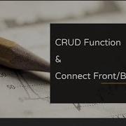CRUD Function Front Back End Connection Using MySQL React Node Js Engish Version