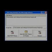 Sobolsoft Com How To Use PDF Stamp Multiple Files With Image Software