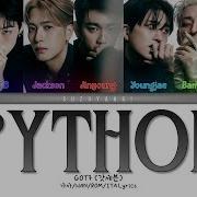 GOT7 갓세븐 PYTHON Color Coded Lyrics Han Rom Sub Ita 가사