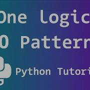 एक Logic क उपय ग करक 10 स ज य द Pattern Printing Program बन ए Python Tutorial In Hindi