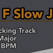 C F Slow Backing Track Jam In C