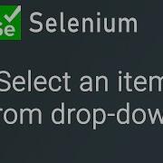 How To Select An Item From A Drop Down On A Webpage Using Selenium In Python Selenium Tutorial