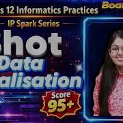 Data Visualisation 1 Shot Line Chart Bar Graph Histogram CBSE Class 12 Informatics Practices