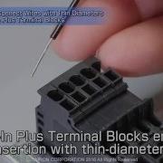 Push In Plus Terminal Thin Wire Compatible