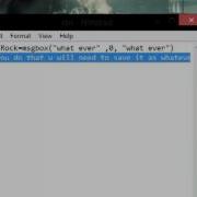 How To Make A Msgbox In Notepad