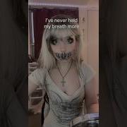 Holding My Breath Watching This Shorts Makeup Makeuptutorial Alternative Goth Cosplay Egirl