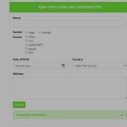 Ajax Insert Data Into Database Php Part 2