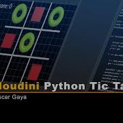 Houdini Python TicTacToe HIP File Included