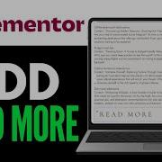 How To Add Read More In Elementor 2025 Step By Step