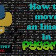 How To Move An Image In Pygame