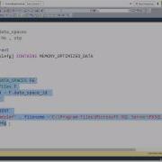 SQL SERVER 2014 In Memory OLTP