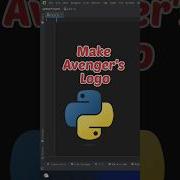 Make Avenger S Logo With Python Python Youtube Video