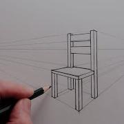 How To Draw A Chair Using Two Point Perspective Narrated