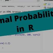 Computing Normal Probabilities Using R