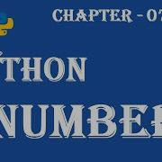 Python Numbers Python Tutorial W3Schools Ch 07 English