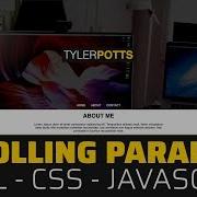 Scrolling Parallax In HTML CSS JavaScript Tutorial 2019
