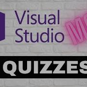 MCQ Quizzes VB NET Microsoft Visual Studio IDE