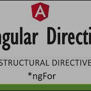 Директивы Angular Структурная директива NgFor