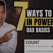 Как считать в Power BI COUNT COUNTA DISTINCTCOUNT COUNTBLANK COUNTROWS COUNTX COUNTAX