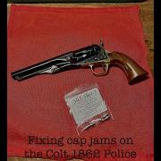 Uberti 1862 Pocket Police Cap Jam Remedies
